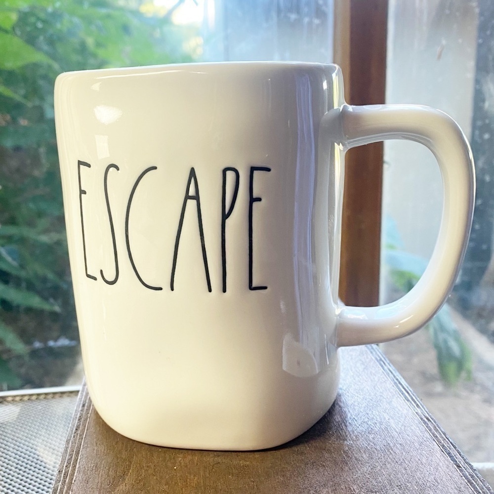 RAE Dunn ESCAPE mug